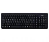 Teclado PS2 ABNT2 Compact Preto 7646 Preto - Leadership.