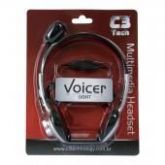 Fone de Ouvido c/ Microfone Headphone Voicer Light MI-2216-