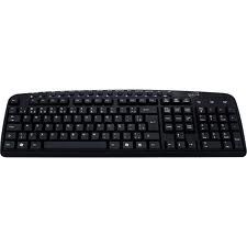 TECLADO MULTIMÍDIA USB TC 305 PRETO NEW LINK.